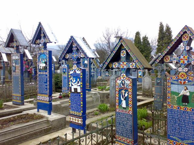 Săpânţa - Cimitirul Vessel (Cimitero Gioioso)